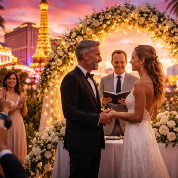 Se remarier à Las Vegas : un guide pour une cérémonie inoubliable découvrez notre guide complet pour se remarier à las vegas et organiser une cérémonie inoubliable, pleine de magie et d'émotions dans la ville des mariages.