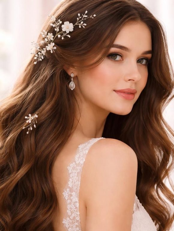 Style de mariage pour cheveux longs lâchés découvrez des idées élégantes et tendance pour sublimer vos cheveux longs lâchés lors de votre mariage. inspirez-vous de styles naturels et sophistiqués pour un look parfait le jour j.