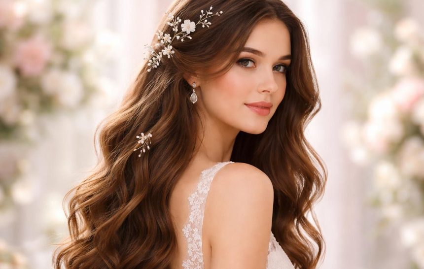 Style de mariage pour cheveux longs lâchés découvrez des idées élégantes et tendance pour sublimer vos cheveux longs lâchés lors de votre mariage. inspirez-vous de styles naturels et sophistiqués pour un look parfait le jour j.
