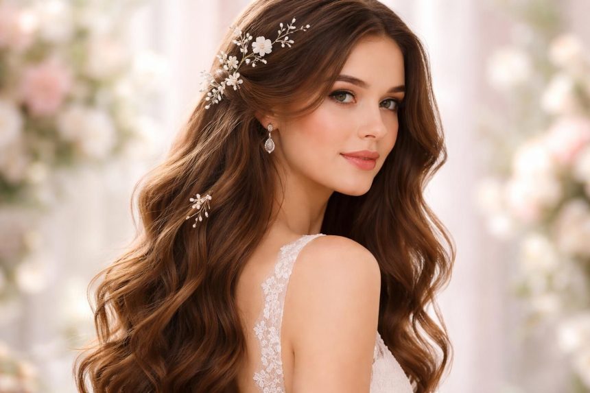 Style de mariage pour cheveux longs lâchés découvrez des idées élégantes et tendance pour sublimer vos cheveux longs lâchés lors de votre mariage. inspirez-vous de styles naturels et sophistiqués pour un look parfait le jour j.