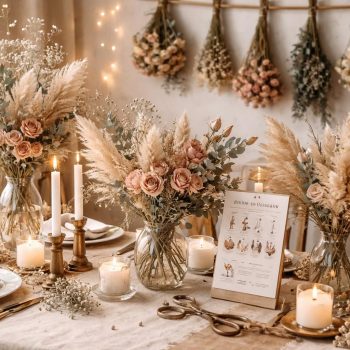 Technique pour des fleurs séchées pour un mariage : des astuces incontournables pour réussir votre déco découvrez des techniques essentielles pour réaliser de magnifiques fleurs séchées et réussissez la décoration de votre mariage avec des astuces incontournables.