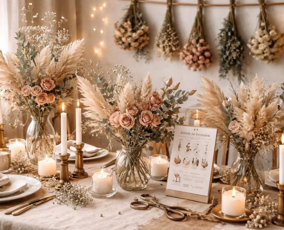 Technique pour des fleurs séchées pour un mariage : des astuces incontournables pour réussir votre déco découvrez des techniques essentielles pour réaliser de magnifiques fleurs séchées et réussissez la décoration de votre mariage avec des astuces incontournables.