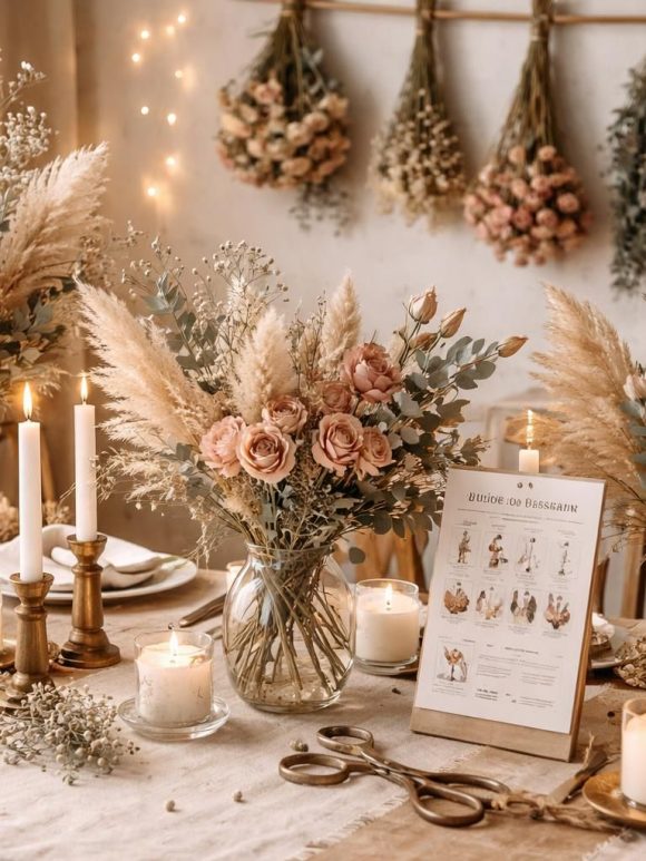 Technique pour des fleurs séchées pour un mariage : des astuces incontournables pour réussir votre déco découvrez des techniques essentielles pour réaliser de magnifiques fleurs séchées et réussissez la décoration de votre mariage avec des astuces incontournables.