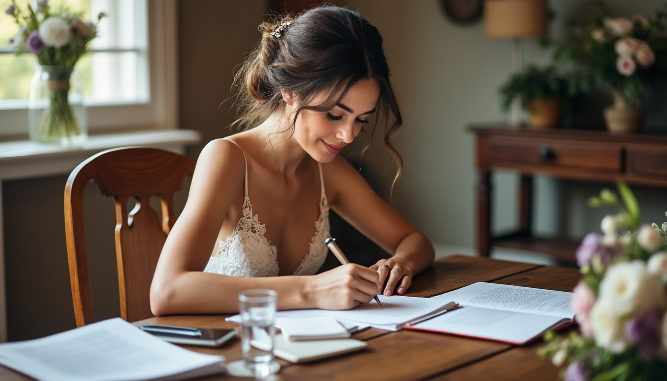 découvrez des conseils et des idées inspirantes pour écrire un texte unique et personnel à votre mari le jour du mariage. exprimez vos sentiments de façon authentique pour un moment inoubliable.
