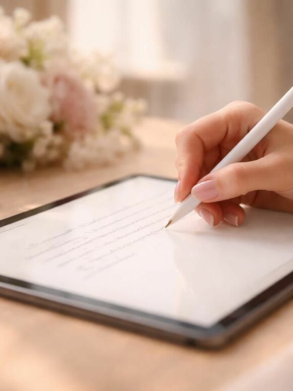 Vœux de mariage : écrire une version finale propre sur tablette tactile découvrez comment rédiger proprement vos vœux de mariage sur une tablette tactile grâce à nos conseils pratiques et astuces pour une version finale parfaite.