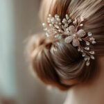 Votre coiffure de mariage : carré plongeant court pour sublimer votre robe