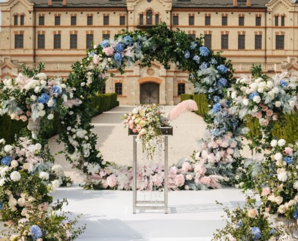 arc de mariage fleur