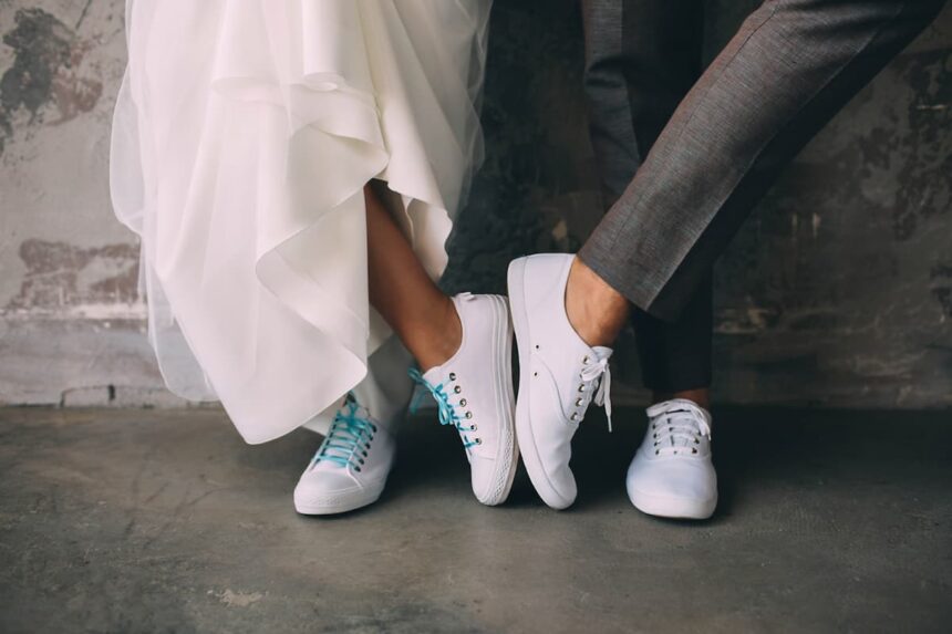 chaussure sport mariage