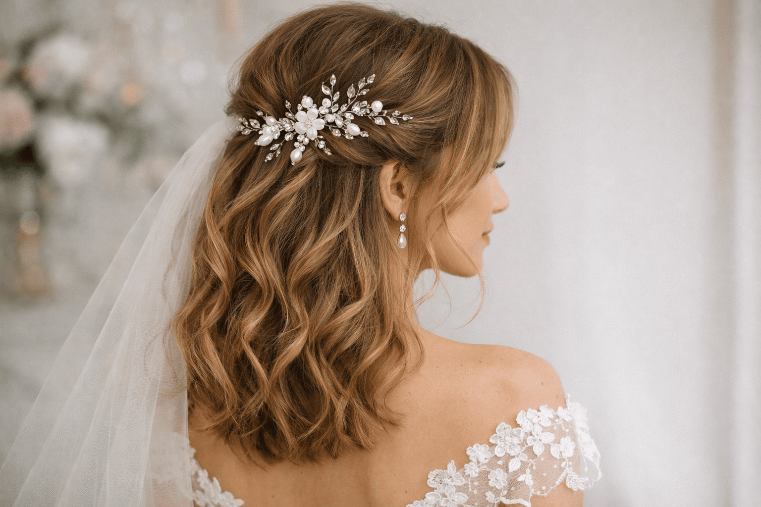 cheveux mi-longs détachés