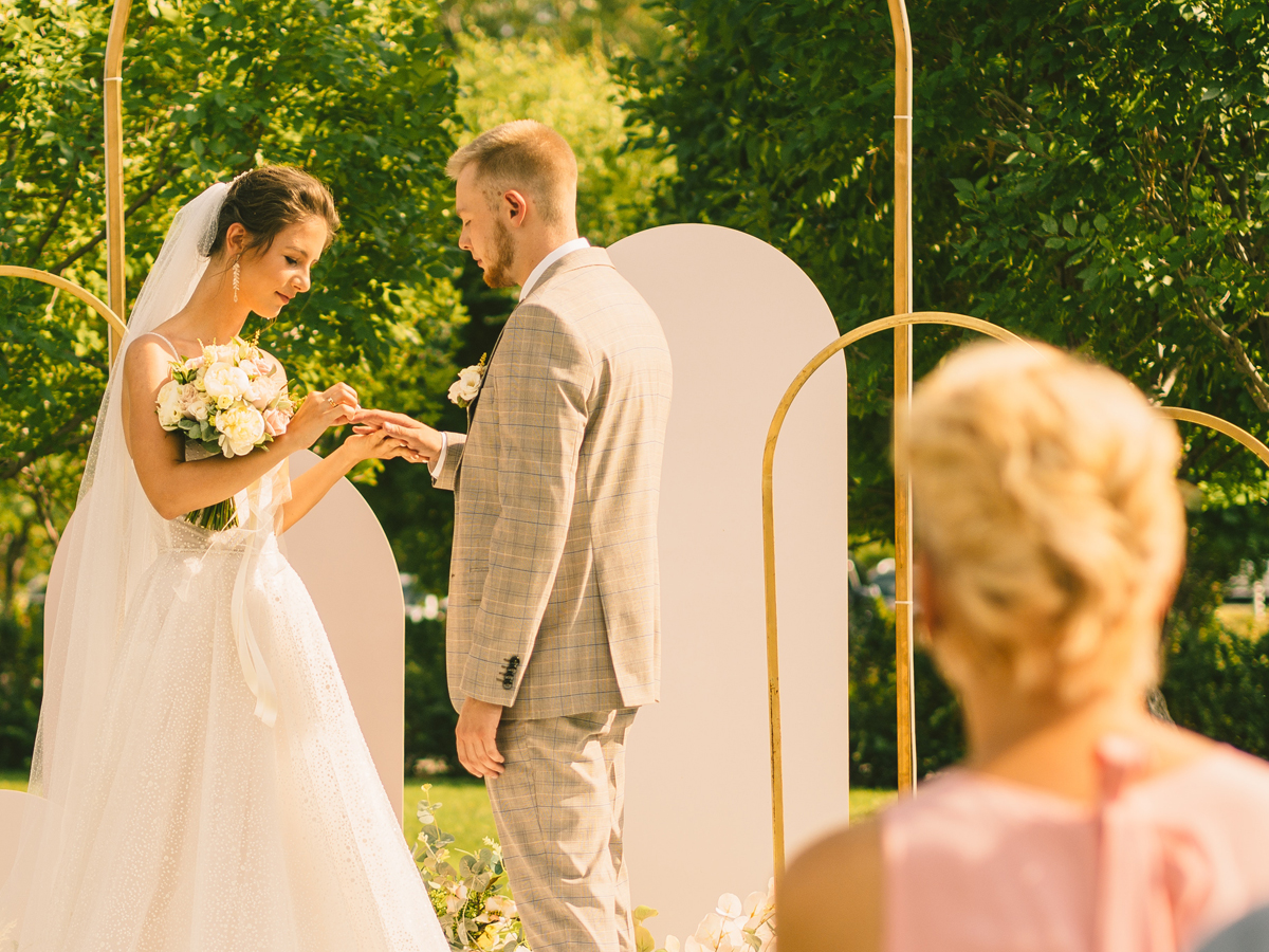 échange de vœux de mariage original