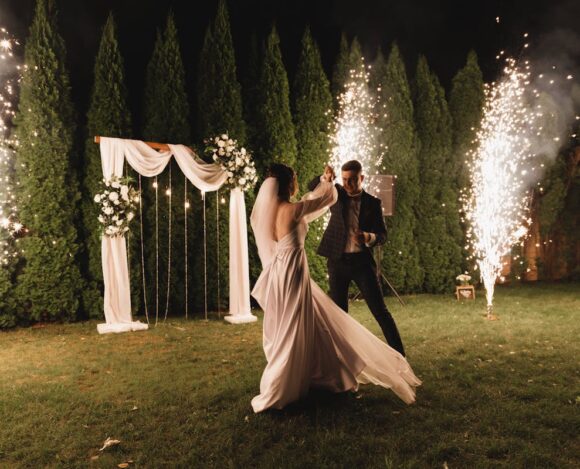 feux d’artifice mariage