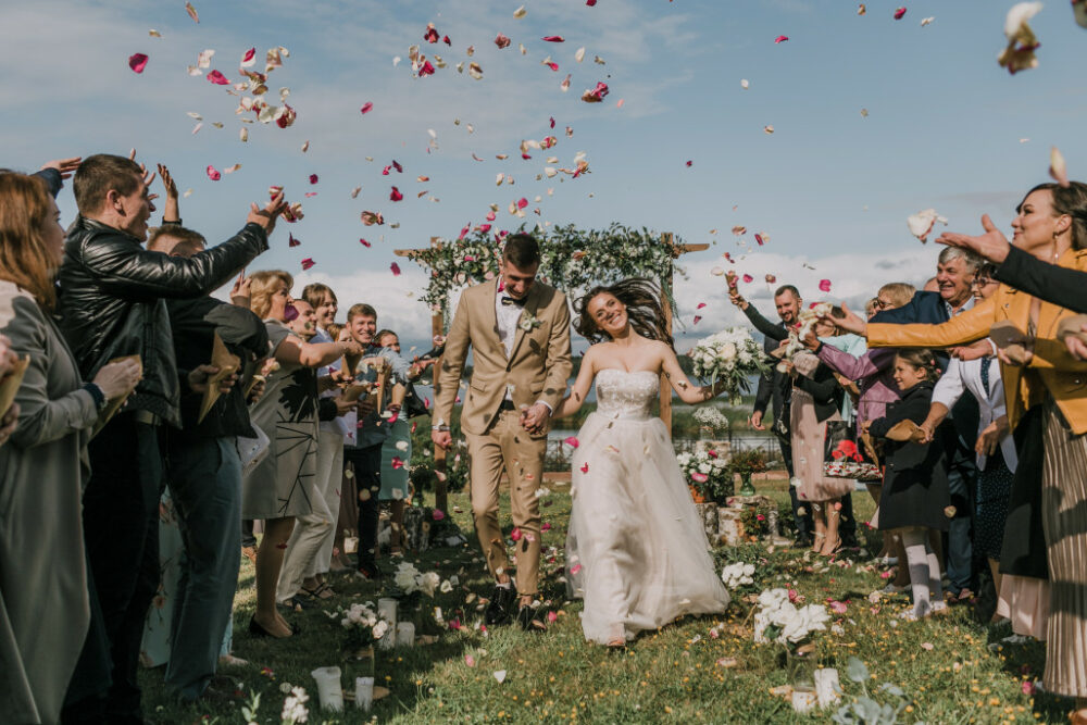 mariage de printemps coloré