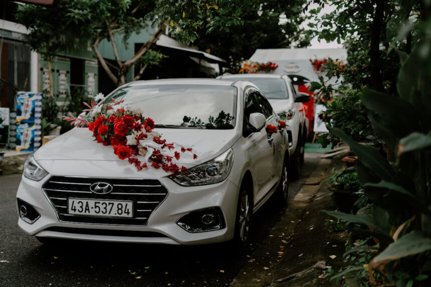 voiture balai mariage